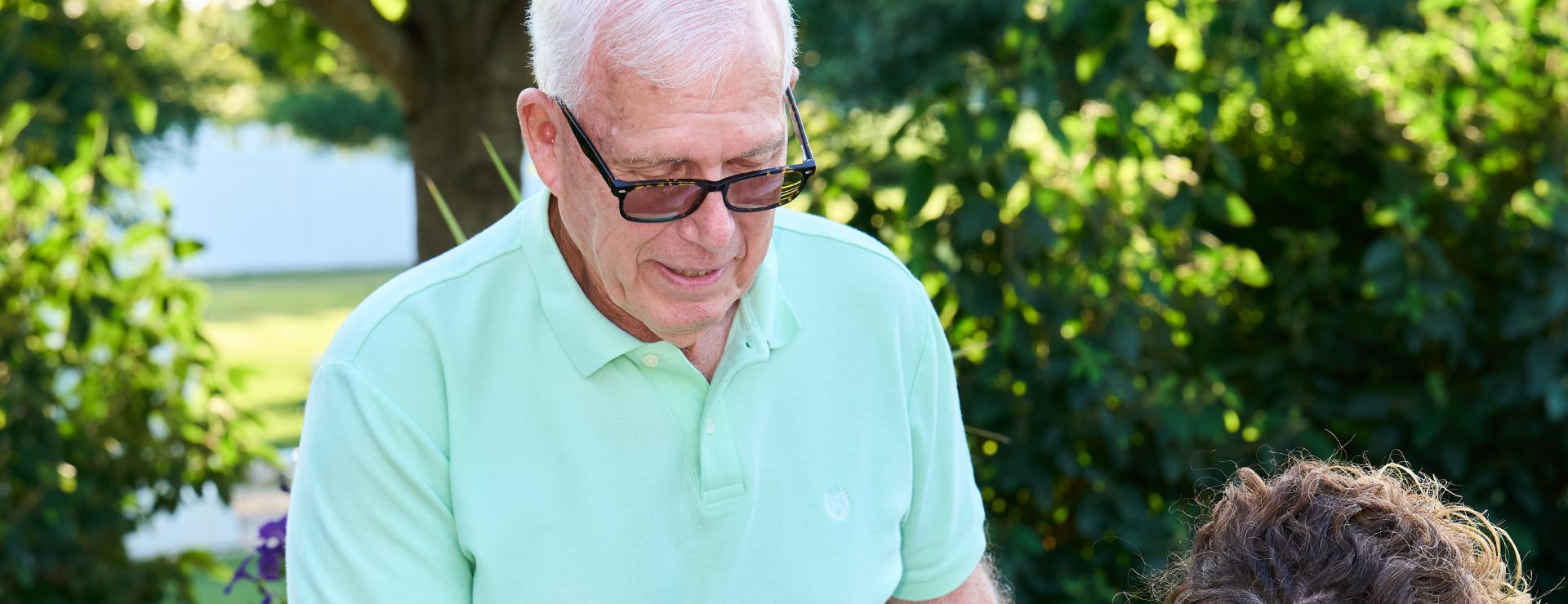 A Wayfinder Caregiver with a client in Hillsboro